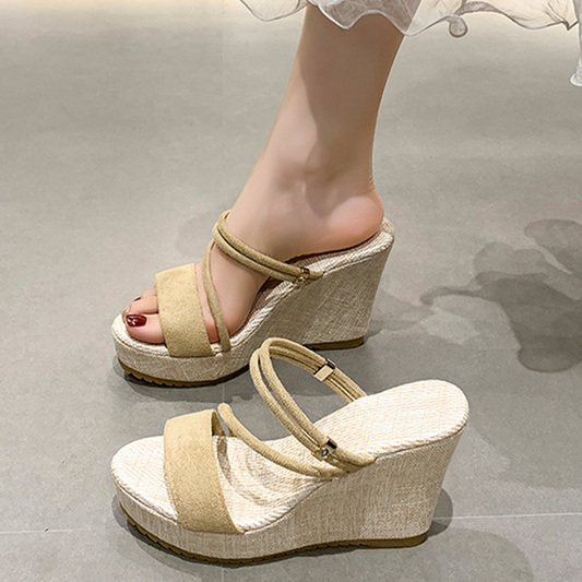 💐60% OFF ! Women’s Wedge Sandals – Perfect for Beach & Summer Nights 🌊☀️【Limited Offer】