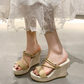 💐60% OFF ! Women’s Wedge Sandals – Perfect for Beach & Summer Nights 🌊☀️【Limited Offer】