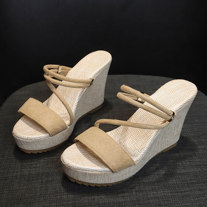 💐60% OFF ! Women’s Wedge Sandals – Perfect for Beach & Summer Nights 🌊☀️【Limited Offer】