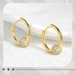 💐50% OFF ! Gold Circle Earrings with Small Ball – Hypoallergenic & long-lasting shine 🌟🔒【Exceptional Price】