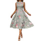 💐50% OFF ! Women’s Sleeveless Floral Casual Dress – Lightweight & Breathable 🌬️🌸【Limited Offer】