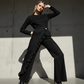 💐60% OFF ! Women’s Asymmetrical Ruffle Denim Pants – Flowy & Stylish 🍃✨【Limited Offer】