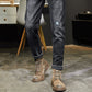💐50% OFF ! Men’s Durable Tapered Jeans – All-Season Tough Fabric 🧵🍂【Exceptional Price】