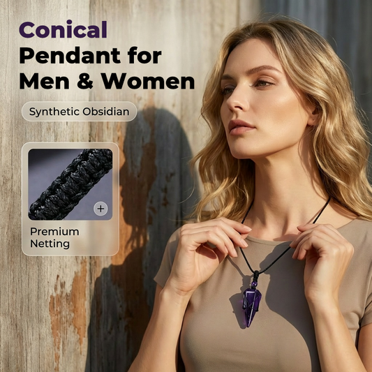 💐50% OFF NOW ! Unisex Conical Pendant – Minimalist Design for Daily Wear 🖤✨【Limited Offer】