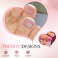 💐50% OFF ! Press On Toe Nails – Easy to Apply, Last Up to 2 Weeks 💅✨【Limited Offer】