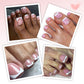 💐50% OFF ! Press On Toe Nails – Easy to Apply, Last Up to 2 Weeks 💅✨【Limited Offer】