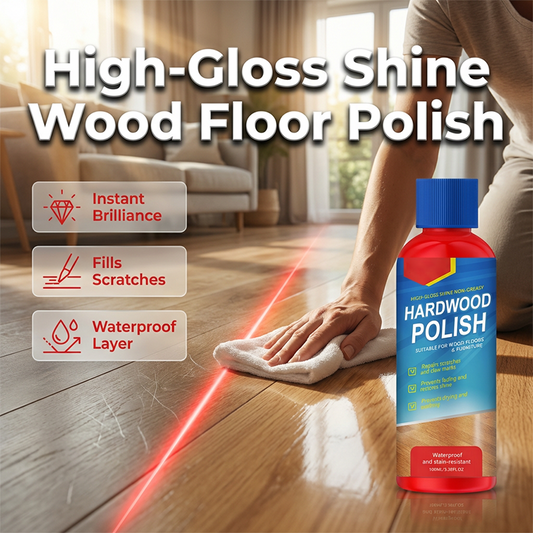 💐50% OFF! High-Gloss Wood Floor Polish – Instant Mirror Shine ✨🪵【Limited Offer】