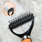 💐50% OFF ! Gentle Shedding Brush – For Long & Short Hair, No Skin Irritation 🌀🐩【Exceptional Price】