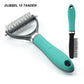 💐50% OFF ! Gentle Shedding Brush – For Long & Short Hair, No Skin Irritation 🌀🐩【Exceptional Price】