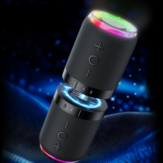 💐60% OFF ! 2-in-1 Bluetooth Speaker – Immersive Stereo Sound & Powerful Bass 🎧🔊【Exceptional Price】