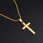 💐50% OFF ! Double Layer Cross Pendant – Trendy & Versatile for Daily Wear 🖤💫【Limited Offer】