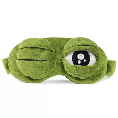 💐50% OFF ! Funny Frog 3D Sleep Mask – Ultra soft & no eye pressure 🐸😴【Limited Offer】