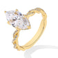 💐50% OFF ! High-Quality Zirconia Ring – Long-Lasting Shine & Tarnish-Free ⏳✨【Exceptional Price】