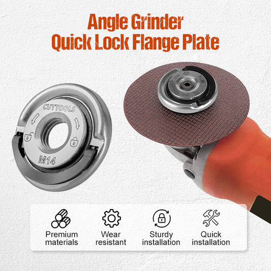 💐50% OFF! Universal Quick Lock Flange – Fits All Angle Grinders 🔄🛠️【Limited Offer】