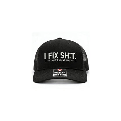 💐60% OFF ! “I Fix Shit” Mesh Cap – Trendy embroidery for DIYers 🧢🪡【Limited Offer】