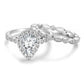 💐60% OFF ! Pear-Shaped Engagement Ring – Romantic & Timeless Sparkle 💍✨【Limited Offer】