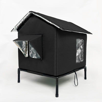 💐60% OFF ! Elevated Outdoor Cat House – Waterproof & Insulated ☔🐱【Limited Offer】