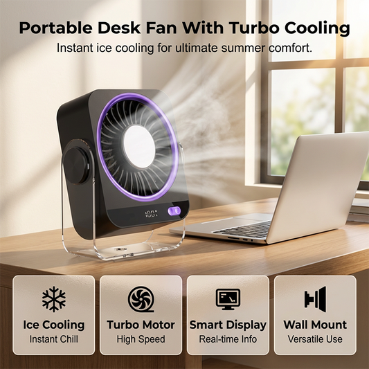 💐50% OFF ! Quiet Portable Fan – 20dB for better sleep 😴🌀【Limited Stock】