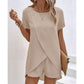 💐 50% OFF FLASH SALE! Women‘s Irregular Hem Top & Shorts Set – Chic & Breezy Summer Look ☀️👗 【Limited Time】