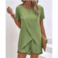 💐 50% OFF FLASH SALE! Women‘s Irregular Hem Top & Shorts Set – Chic & Breezy Summer Look ☀️👗 【Limited Time】