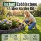 🌞 Best Seller 50% OFF! Easy Install Cobblestone Garden Border – 5M Edging Kit, No Digging Needed 🏡✨ 【Summer Deal】