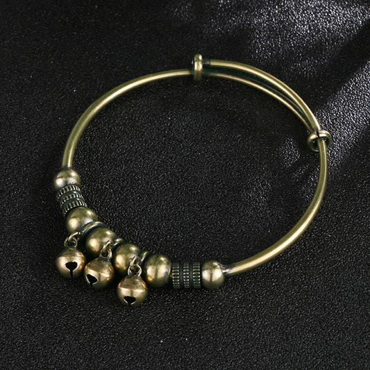 💐50% OFF ! Adjustable Bell Bangle – Stretchable & Soft for Daily Comfort 😊✨【Limited Offer】