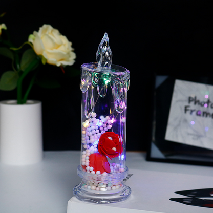 💐50% OFF ! LED Rose Flower Light Candle – Create a Romantic Ambiance 🌹✨【Limited Offer】