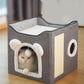 💐50% OFF ! Foldable Multi-Level Cat Condo – Save Space & Easy to Store 🐱📦【Limited Offer】