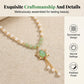 💐50% OFF ! Lotus Pearl Necklace for Women – Perfect Holiday Gift 🎁💖【Limited Offer】