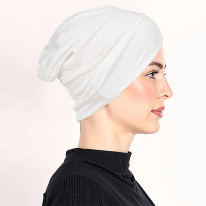 💐 50% OFF! Soft Stretch Turban Cap – Milk Silk Fabric for Gentle Comfort ☁️🌸 【Buy 1 Get 1 FREE】