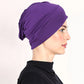 💐 50% OFF! Soft Stretch Turban Cap – Milk Silk Fabric for Gentle Comfort ☁️🌸 【Buy 1 Get 1 FREE】