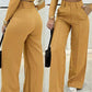 🌸🍃😌 LIMITED-TIME 50% OFF! High-Waist Wide-Leg Pants – Solid Color, Elastic Back Waist, Wrinkle-Resistant – Dress Up with Heels or Down with Sneakers 👟👡