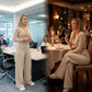 🌸🍃😌 LIMITED-TIME 50% OFF! High-Waist Wide-Leg Pants – Solid Color, Elastic Back Waist, Wrinkle-Resistant – Dress Up with Heels or Down with Sneakers 👟👡