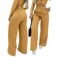 🌸🍃😌 LIMITED-TIME 50% OFF! High-Waist Wide-Leg Pants – Solid Color, Elastic Back Waist, Wrinkle-Resistant – Dress Up with Heels or Down with Sneakers 👟👡