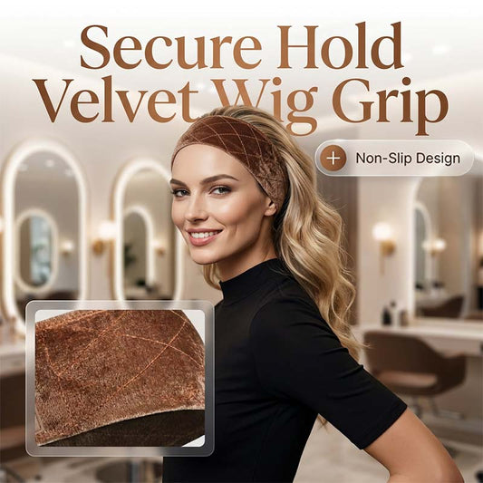💐50% OFF! Adjustable Velvet Wig Grip Headband – No More Slipping, All-Day Hold 🧷✨【Limited Offer】