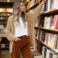🌸🧶☁️ LIMITED-TIME 50% OFF! Women’s Open Front Slouchy Knit Cardigan – Soft & Cozy, Dropped Shoulders, Ribbed Cuffs – Perfect Layering Piece for Chilly Mornings, Lounging or Casual Outings 🍂💫