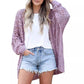 🌸🧶☁️ LIMITED-TIME 50% OFF! Women’s Open Front Slouchy Knit Cardigan – Soft & Cozy, Dropped Shoulders, Ribbed Cuffs – Perfect Layering Piece for Chilly Mornings, Lounging or Casual Outings 🍂💫