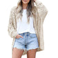 🌸🧶☁️ LIMITED-TIME 50% OFF! Women’s Open Front Slouchy Knit Cardigan – Soft & Cozy, Dropped Shoulders, Ribbed Cuffs – Perfect Layering Piece for Chilly Mornings, Lounging or Casual Outings 🍂💫