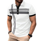 💐50% OFF! Men’s Collared Striped Top – Stylish for Office or Vacation 🏖️💼【Limited Stock】