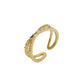 💐50% OFF! Adjustable Double Layer Ring – Perfect Fit for Any Finger 🌸✨【Limited Offer】