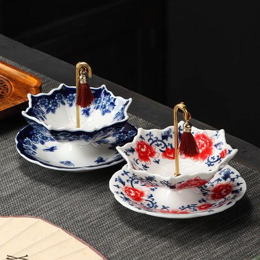 💐50% OFF ! Umbrella-Shaped Ceramic Tea Strainer – Unique & Elegant Design ☂️🍵【Limited Offer】