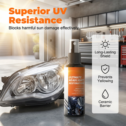 💐50% OFF ! Headlight Restoration Spray Kit – Fast & Effective 🚗✨【Limited Offer】
