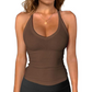 ⚡ 50% OFF FLASH SALE! Women‘s Ribbed V-Neck Tank – Soft, Stretchy & Everyday Essential 🔥👚 【Limited Time】