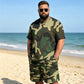 💥 50% OFF FLASH SALE! Men’s Camo Print T-Shirt & Shorts Set – Breathable, Lightweight for Summer 🏕️😎 【Limited Time】