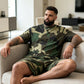 💥 50% OFF FLASH SALE! Men’s Camo Print T-Shirt & Shorts Set – Breathable, Lightweight for Summer 🏕️😎 【Limited Time】