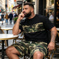 💥 50% OFF FLASH SALE! Men’s Camo Print T-Shirt & Shorts Set – Breathable, Lightweight for Summer 🏕️😎 【Limited Time】