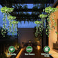 💐50% OFF! Solar-Powered Hanging Milan Grass Light – Elegant Garden Decor 🏮✨【Limited Time】