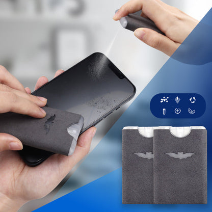 📱 LIMITED‑TIME 50% OFF! 🧴 2-in-1 Screen Cleaner & Microfiber Cloth – Spray & Wipe, No Residue, Portable 🧽