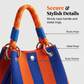 💐50% OFF ! Striped Knit Bucket Handbag – Lightweight & Foldable for Travel 🧶👜【Limited Offer】