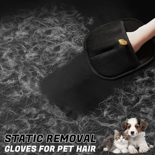 ⚡ 50% OFF FLASH SALE! Static Removal Gloves – Instantly Grab Pet Hair, No Static Mess 🧤🐕 【Limited Time】